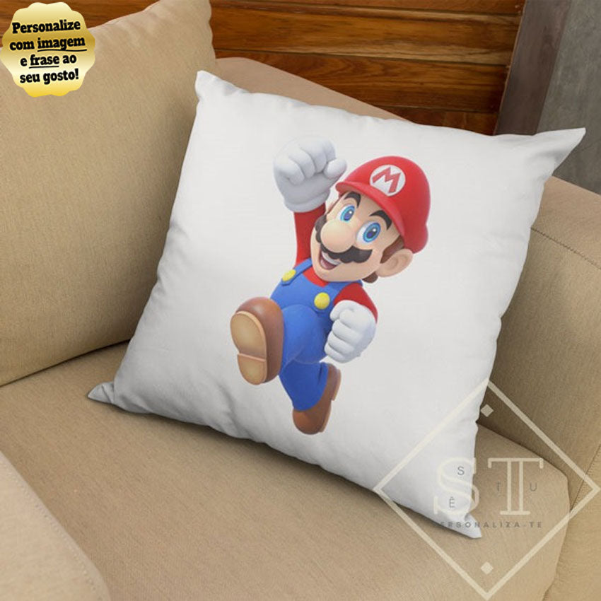 Almofada Super Mário 1 (Pode acrescentar Nome)